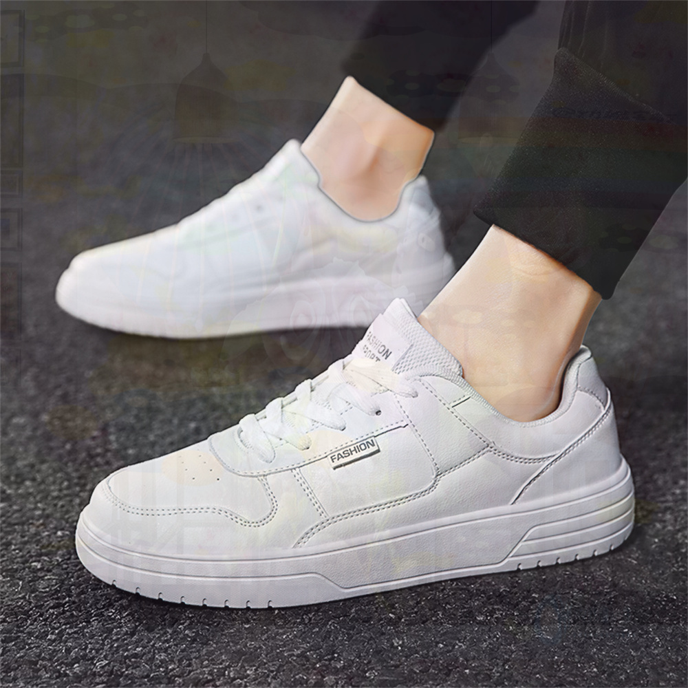 Streetwear Brand Famous - With Ties PU Leather Shoes 41