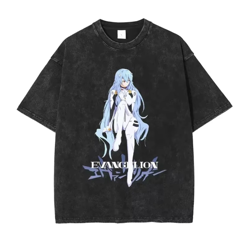 Streetwear Brand Japan - Oversized Men's T Shirts Clothes EVA
