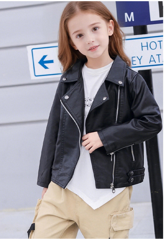 Streetwear Brand Logo Design - 3-12Y New Year Girls Black Rock