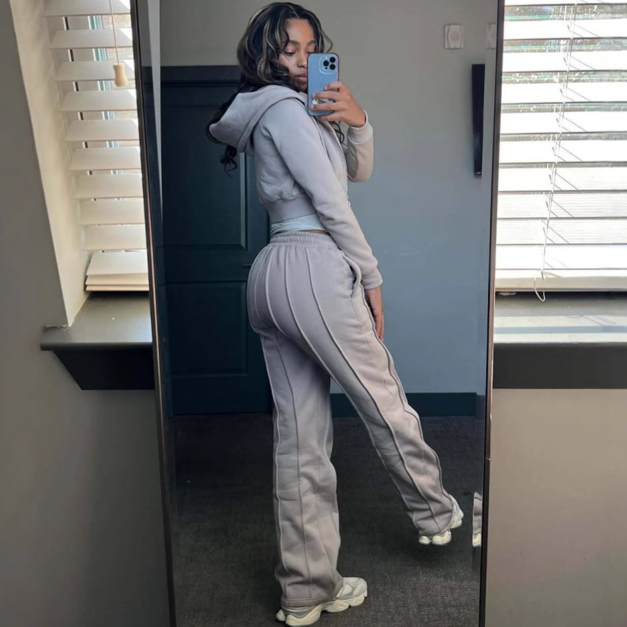 Streetwear Brand Manufacturers - 2026 Women's Zip-Up Hoodie Long-Sleeve Spring