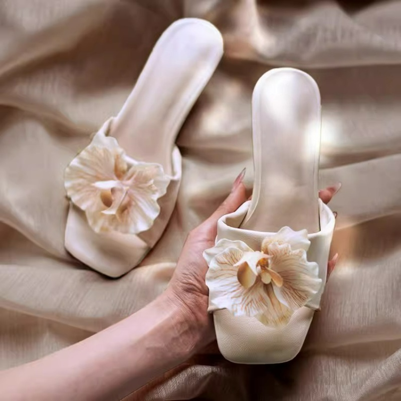 Streetwear Brand Flower - Brand Women Sandals 2026 Summer New