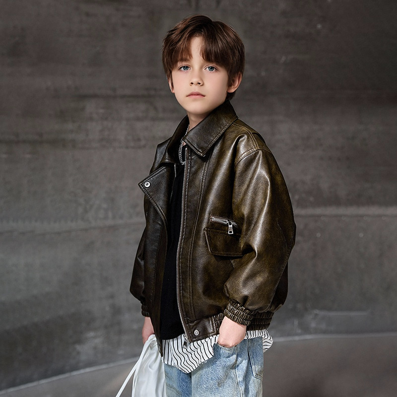 Boys Dark Green Waterproof Win - Streetwear Brand Logo Design recension och pris