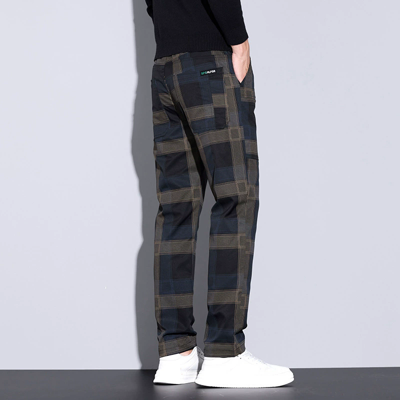 Men's Plaid Pants – Slim Fit C - Streetwear Brand Tags recension och pris