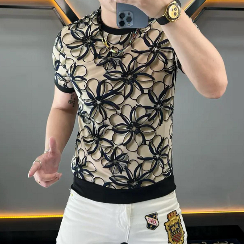 Brand Ice Silk Flower T-shirt  - Streetwear Brand Flower recension och pris