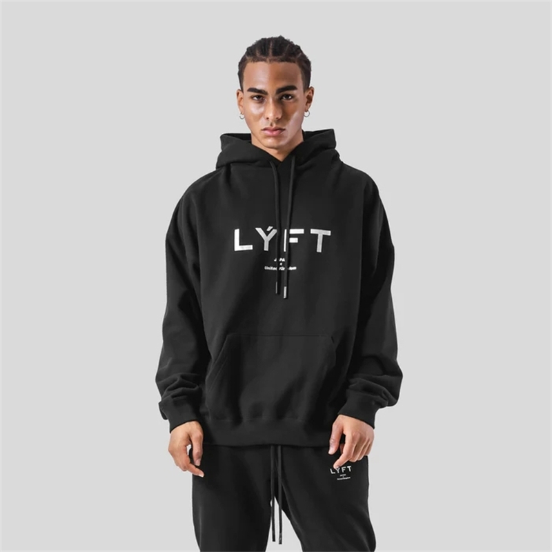 LYFT Classical LOGO Men Hoodie - Streetwear Brand Japan recension och pris