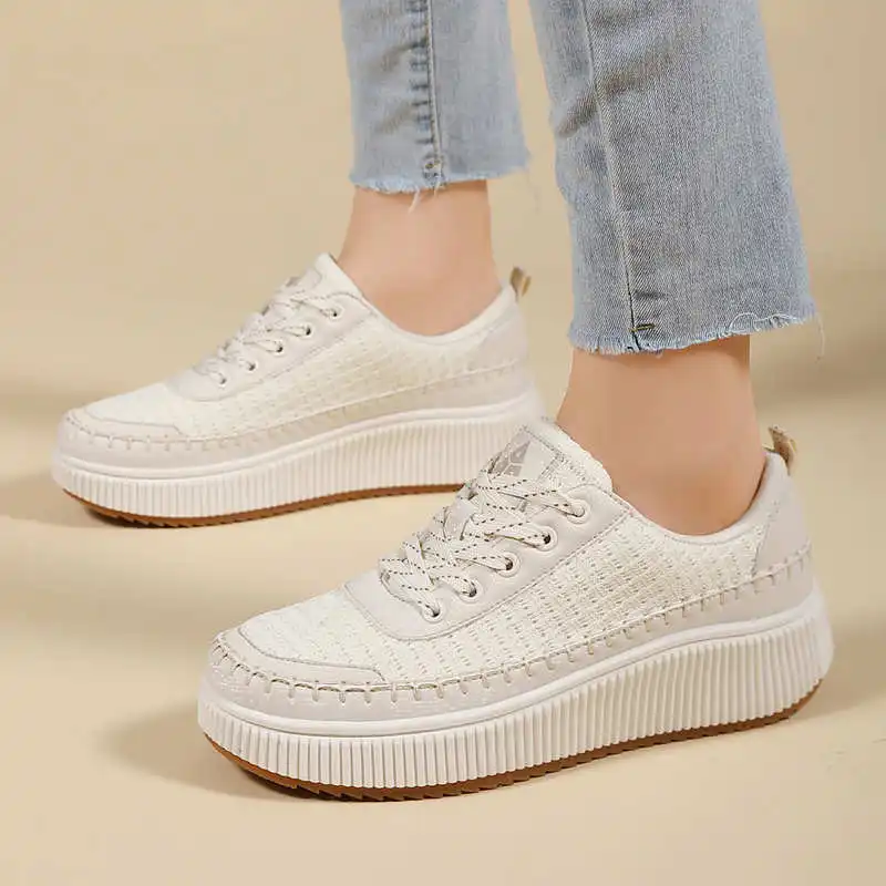 Brown Shoes Woman Flats Autumn - Streetwear Brand Famous recension och pris