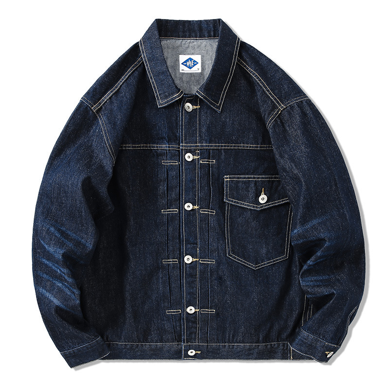 Tide Brand Dark Blue Denim Jac - Streetwear Brand Japan recension och pris