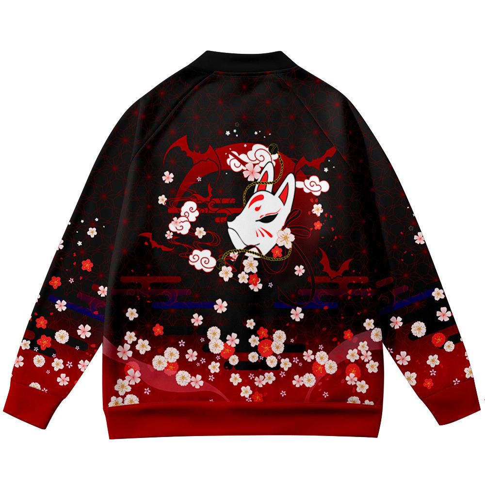 Coats Anime Flower Fox 3D Prin - Streetwear Brand Flower recension och pris