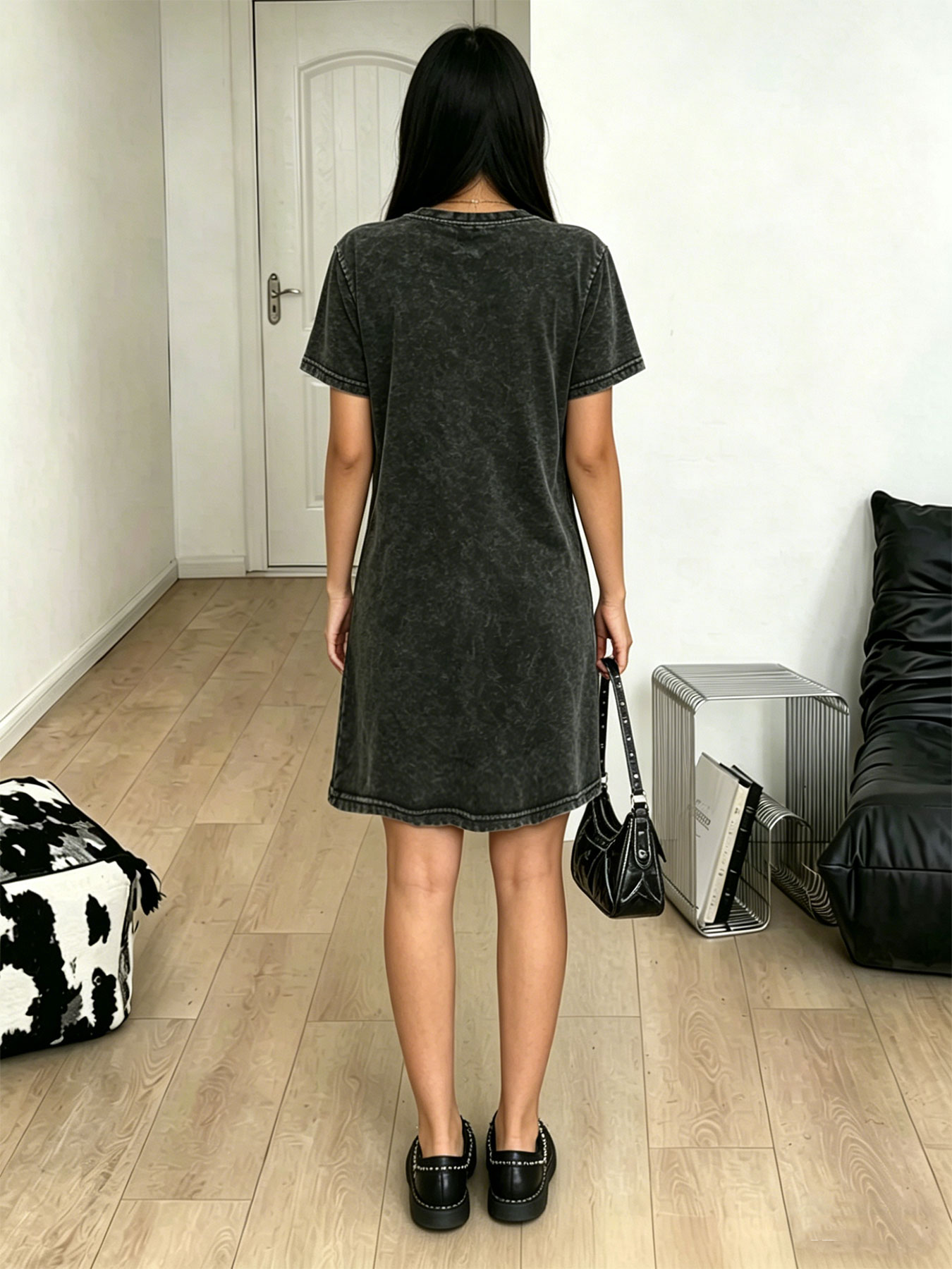 Women's washed vintage T-shirt - Streetwear Brand Paris recension och pris